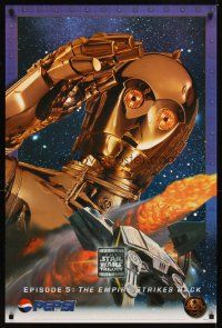 2k058 STAR WARS TRILOGY Pepsi tie-in special 24x36 '96 cool image of C-3PO!