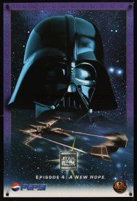 2k057 STAR WARS TRILOGY Pepsi tie-in special 24x36 '96 cool image of Darth Vader!