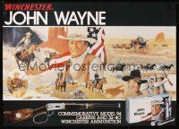 2k273 WINCHESTER JOHN WAYNE 21x29 advertising poster '00s great art of The Duke in action!