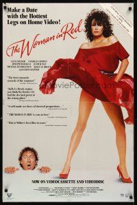 2k138 WOMAN IN RED video special 24x36 '84 wacky Gene Wilder & super-sexy Kelly Le Brock!