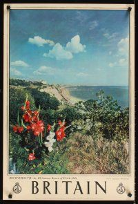2k517 BRITAIN English travel poster '50s Bournemouth, all-seasons resort of England!