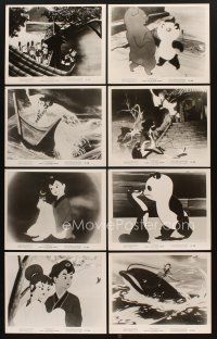 2m552 PANDA & THE MAGIC SERPENT 8 8x10 stills '61 early Japanese anime cartoon!
