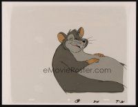 2m068 CHARLOTTE'S WEB animation cel '73 great cartoon image of fat Templeton the rat!