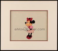 2m019 MINNIE MOUSE matted animation cel '80s Disney, from a television commercial!