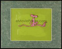 2m031 PINK PANTHER matted animation cel '70s great cartoon image of him grimacing after falling!