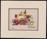 2m052 SCHOOLHOUSE ROCK matted signed animation sericel '70s by animator Phil Kimmelman, #32/224!