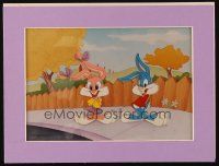 2m049 TINY TOON ADVENTURES matted animation cel '92 great cartoon image of Buster & Babs!