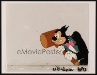 2m080 NEW ADVENTURES OF MIGHTY MOUSE & HECKLE & JECKLE animation cel '80s Oil Can Harry w/mallet!