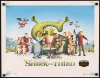 2m785 SHREK THE THIRD limited edition 17x22 art print '07 different cartoon image of top characters