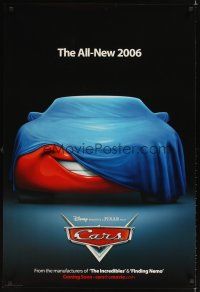 2m689 CARS DS int'l advance 1sh '06 Walt Disney animated automobile racing, great image!