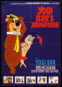 2m197 HEY THERE IT'S YOGI BEAR German R69 Hanna-Barbera, Yogi's first full-length feature!