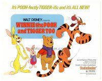 2m111 WINNIE THE POOH & TIGGER TOO TC '74 Walt Disney, characters created by A.A. Milne!