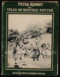 2m344 TALES OF BEATRIX POTTER presskit '71 great art of Peter Rabbit & other fantasy animals!