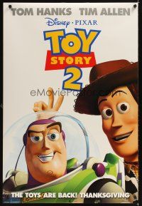 2m724 TOY STORY 2 DS advance 1sh '99 Woody, Buzz Lightyear, Disney and Pixar animated sequel!