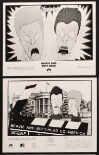 2m509 BEAVIS & BUTT-HEAD DO AMERICA 8 8x10 stills '96 Mike Judge MTV cartoon, great images!