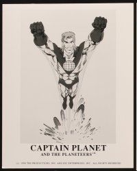 2m620 CAPTAIN PLANET & THE PLANETEERS 4 TV 8x10 stills '90 great cartoon images of the superhero!