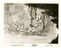 2m474 MERBABIES 8x10 still '38 wonderful seahorse chariot image from Disney's underwater cartoon!
