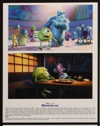 2m579 MONSTERS, INC. 7 8x10 stills '01 Disney & Pixar computer animated CGI cartoon!