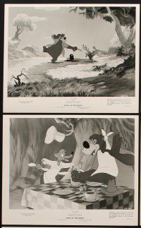 2m496 SONG OF THE SOUTH 9 8x10 stills R56 Walt Disney cartoon, Br'er Rabbit, Br'er Bear & Fox!