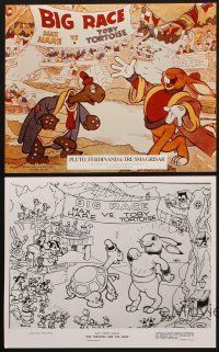 2m618 TORTOISE & THE HARE 5 8x10 stills R85 Silly Symphonies, great cartoon images!