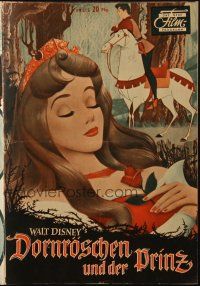 2m373 SLEEPING BEAUTY German program '60 Walt Disney cartoon fairy tale fantasy classic!