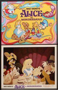 2m097 ALICE IN WONDERLAND 9 LCs R74 cool image from Walt Disney Lewis Carroll classic!