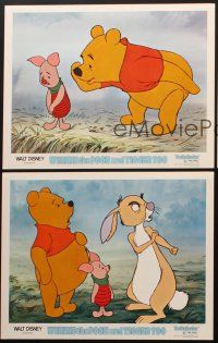 2m108 WINNIE THE POOH & TIGGER TOO 3 LCs '74 Disney, A.A. Milne, Rabbit, Piglet, Christopher Robin!