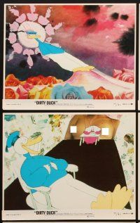 2m518 CHEAP 8 8x10 mini LCs '74 Dirty Duck, the world's only X rated comedy cartoon musical!