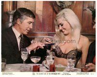 2p853 SECRET LIFE OF AN AMERICAN WIFE 11x14 still '68 O'Neal uses fork&knife on sexy Edy Williams!