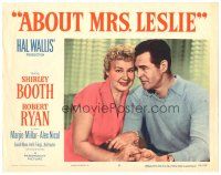 2p245 ABOUT MRS. LESLIE LC #3 '54 best close up of Shirley Booth & Robert Ryan holding hands!