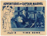 2p249 ADVENTURES OF CAPTAIN MARVEL chapter 3 LC '41 great border art of Tom Tyler in costume!