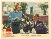 2p259 ALIAS A GENTLEMAN LC #7 '48 pretty Dorothy Patrick serves food to Wallace Beery!