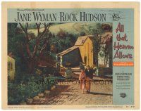 2p262 ALL THAT HEAVEN ALLOWS LC #6 '55 Rock Hudson & Jane Wyman walking away from house!