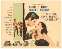 2p007 ALL THE FINE YOUNG CANNIBALS TC '60 art of Robert Wagner about to kiss sexy Natalie Wood!