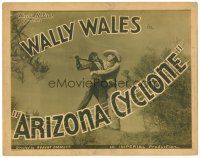 2p009 ARIZONA CYCLONE TC '34 great image of cowboy Wally Wales wrestling knife from bad guy!