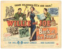 2p010 BACK AT THE FRONT TC '52 the hilarious G.I.s Tom Ewell & Harvey Lembeck are back!