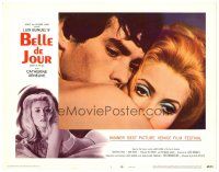 2p300 BELLE DE JOUR LC #1 '67 Luis Bunuel, close up of sexy Catherine Deneuve & Jean Sorel!