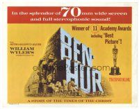2p302 BEN-HUR TC R70s Charlton Heston, William Wyler classic religious epic, cool chariot art!