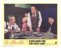 2p308 BIG HAND FOR THE LITTLE LADY LC #6 '66 Henry Fonda has best hand but has no money to call!