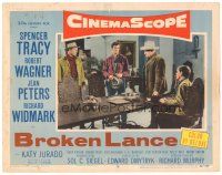 2p342 BROKEN LANCE LC #5 '54 Spencer Tracy, Robert Wagner, Richard Widmark, Hugh O'Brian!