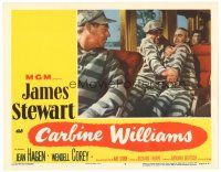 2p355 CARBINE WILLIAMS LC #7 '52 convict James Stewart tries to wrestle knife from guy on train!