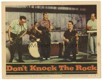 2p452 DON'T KNOCK THE ROCK LC #8 '57 Bill Haley & His Comets performing on stage!