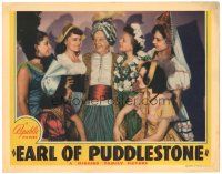 2p458 EARL OF PUDDLESTONE LC '40 great image of Harry Davenport wearing turban with sexy girls!