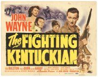 2p057 FIGHTING KENTUCKIAN TC '49 rougher, tougher & more romantic John Wayne + Oliver Hardy!