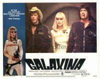 2p512 GALAXINA LC #8 '80 sexy Dorothy Stratten standing between two guys + great border image!