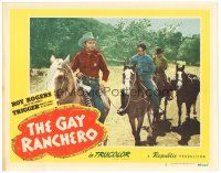 2p515 GAY RANCHERO LC #2 '48 sheriff Roy Rogers & Trigger lead tied up bad guys on horses!