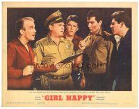 2p523 GIRL HAPPY LC #5 '65 policeman Jackie Coogan won't put Elvis Presley & Gary Crosby in jail!