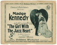 2p069 GIRL WITH THE JAZZ HEART TC '21 great image of bride Madge Kennedy & groom Joe King!