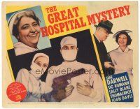 2p073 GREAT HOSPITAL MYSTERY TC '37 cool image of Jane Darwell with doctor & nurse at gunpoint!