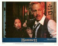 2p557 HAMMETT LC #6 '82 Wim Wenders directed, close up of Frederic Forrest & Lydia Lei!
